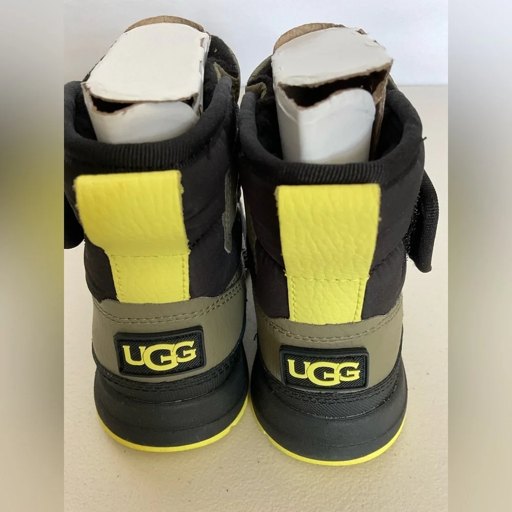 UGG Black and Green Rain & Snow Boots